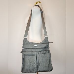 Baggallini Light Gray Crossbody Travel Bag